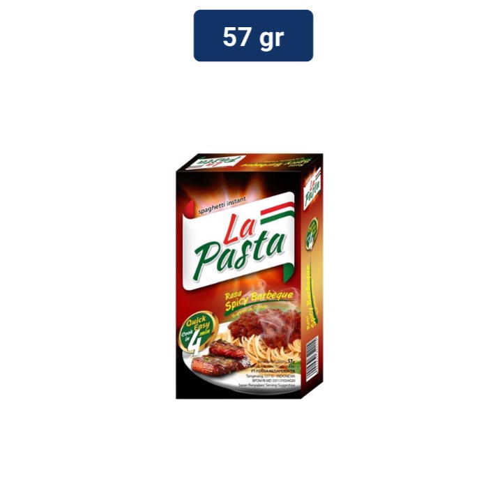 La Pasta Barbeque Pedas 57gr