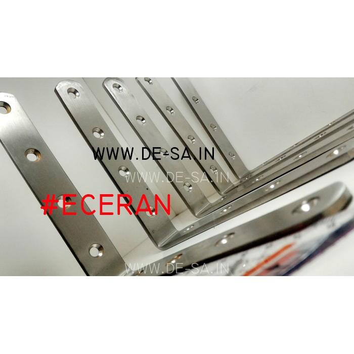 150MM Siku Stainless Steel Braket 150 X 150 X 25 MM Besar - L-Shaped Angle Bracket Fastener