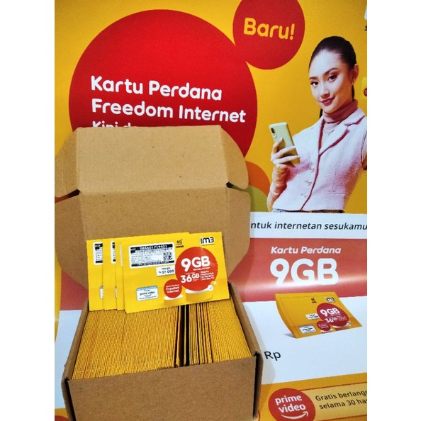 Kartu perda 9gb Isat ori/ Im3 9gb usage