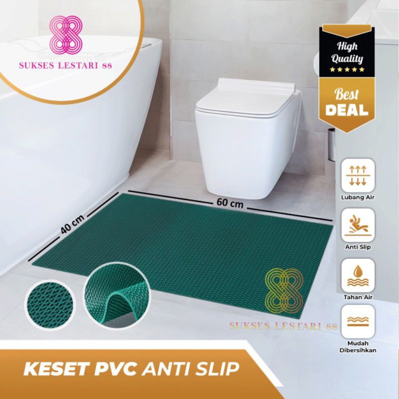 TERMURAH , Keset Kamar Mandi Anti Slip 40 x 60 Tebal 6mm - Jaring