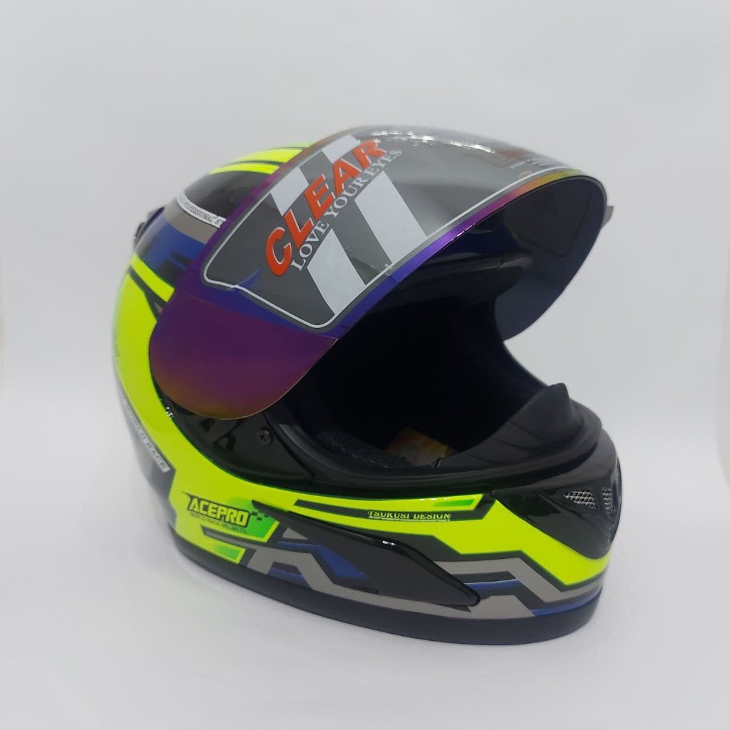 Helm Full Face Murah JPN Original SNI Dewasa Accepro