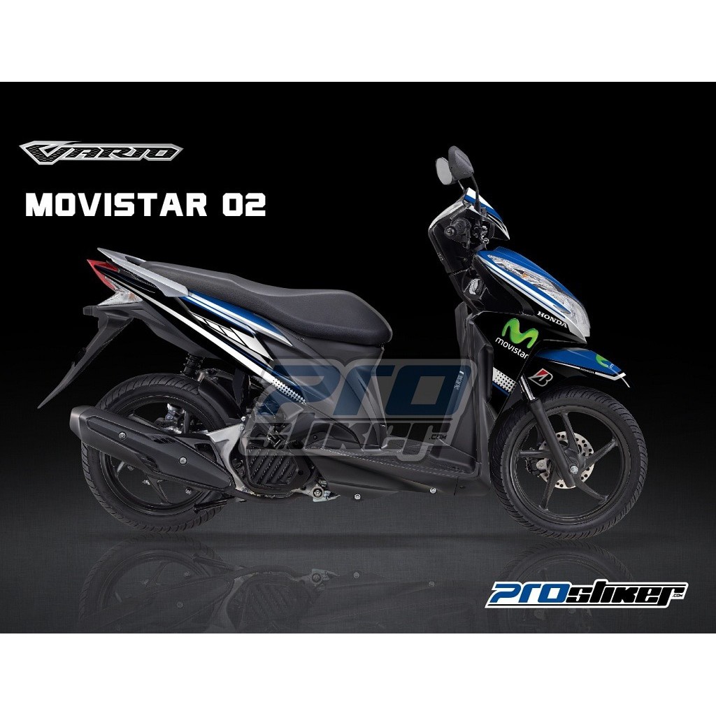 Striping Vario 125 FI Motif Kartun DORAEMON V1 PROSTIKER KUALITAS