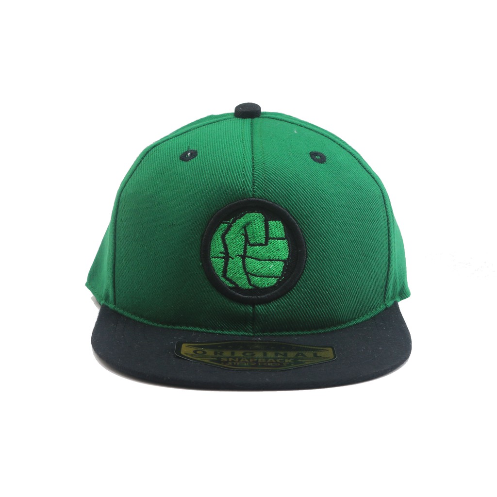 TOPI ANAK SNAPBACK / TOPI KARAKTER HULK / TOPI HIP HOP/ TOPI KEREN / TOPI ANAK LAKI LAKI