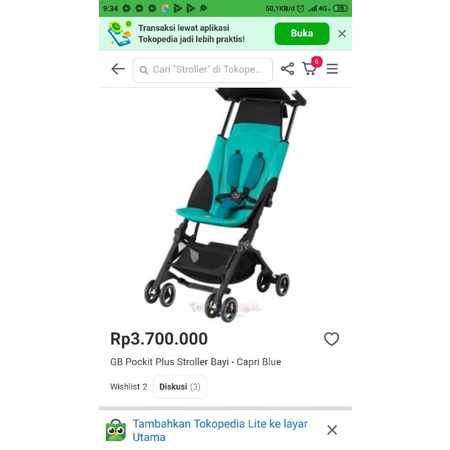 stroler GB pockit plus preloved