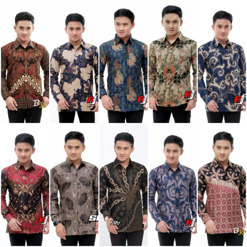 Kemeja Batik Pria Size M,l,xl,xxl