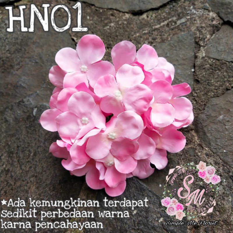 Bunga Plastik Hortensia Hydrangea Bundle Bunga Artificial Dekorasi Mahar-HN01