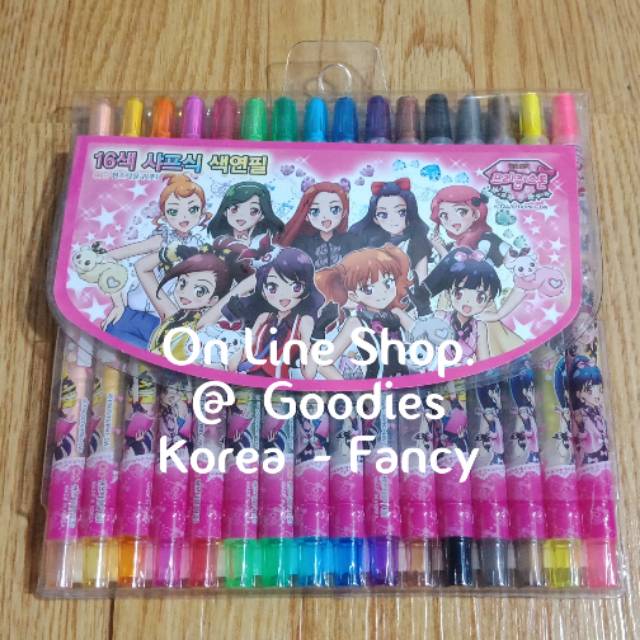 

Crayon Puter 16 Warna Girls Ori Korea Ready Stock