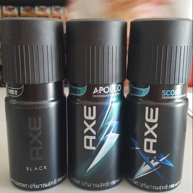 PARFUM AXE BLACK, APOLLO, SCORE 150ML