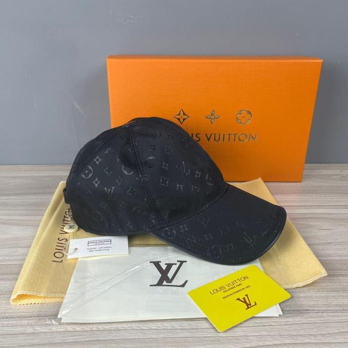 TOPI LV IMPORT / BASEBALL CAPS LV UNISEX / SNAPBACK LV IMPORT / TOPI - HITAM