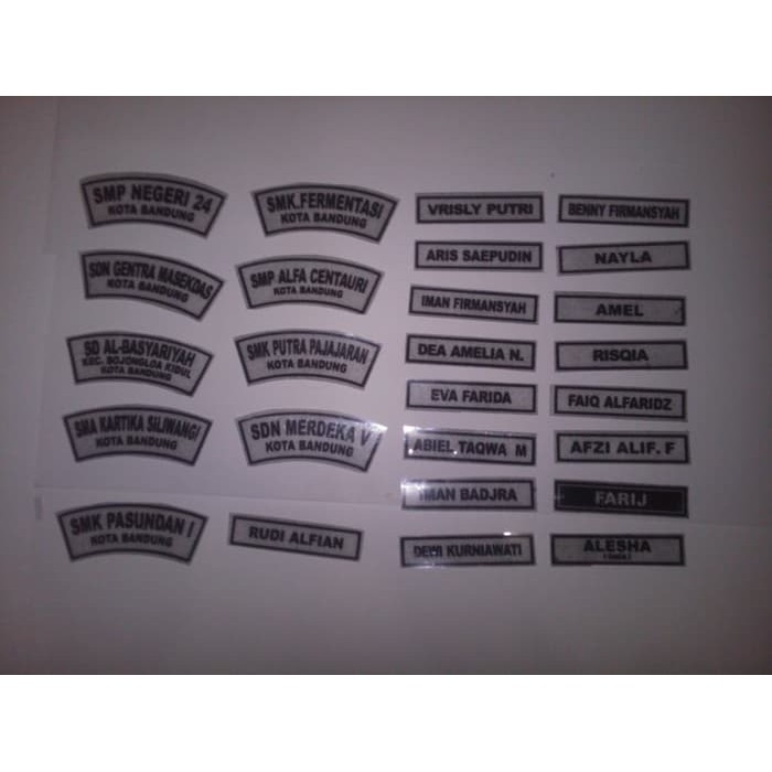 

bet (lokasi sekolah) + nama Diskon
