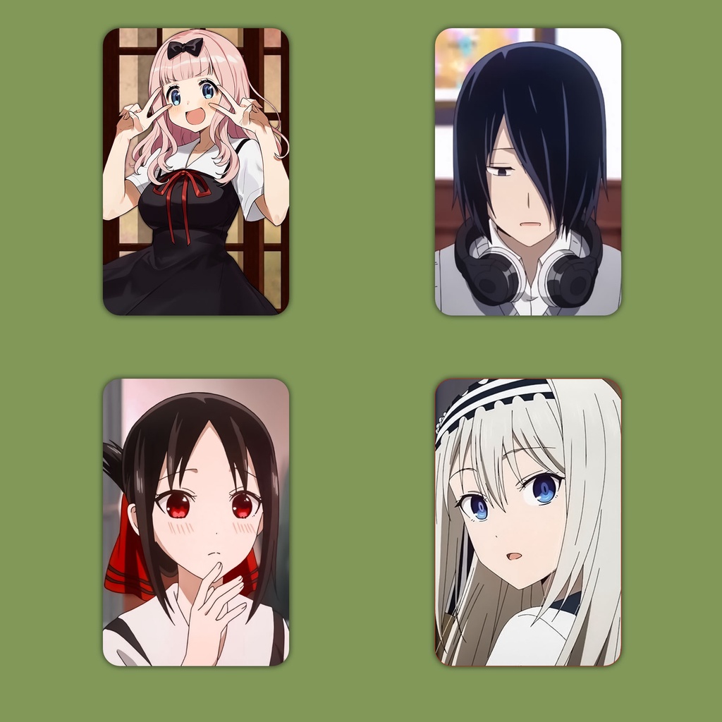 Photocard Foto Anime Jepang Kaguya Sama Love Is War