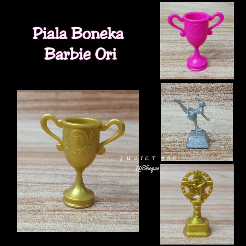 Stuff Aksesoris Boneka Berbi bjd pivotal- Piala