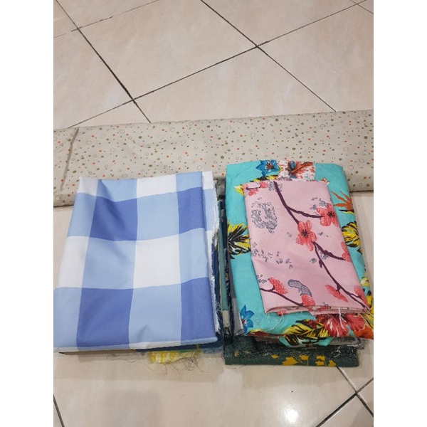 L 240 BAHAN PERCAAN SPREI PIYAMA GORDEN KILOAN