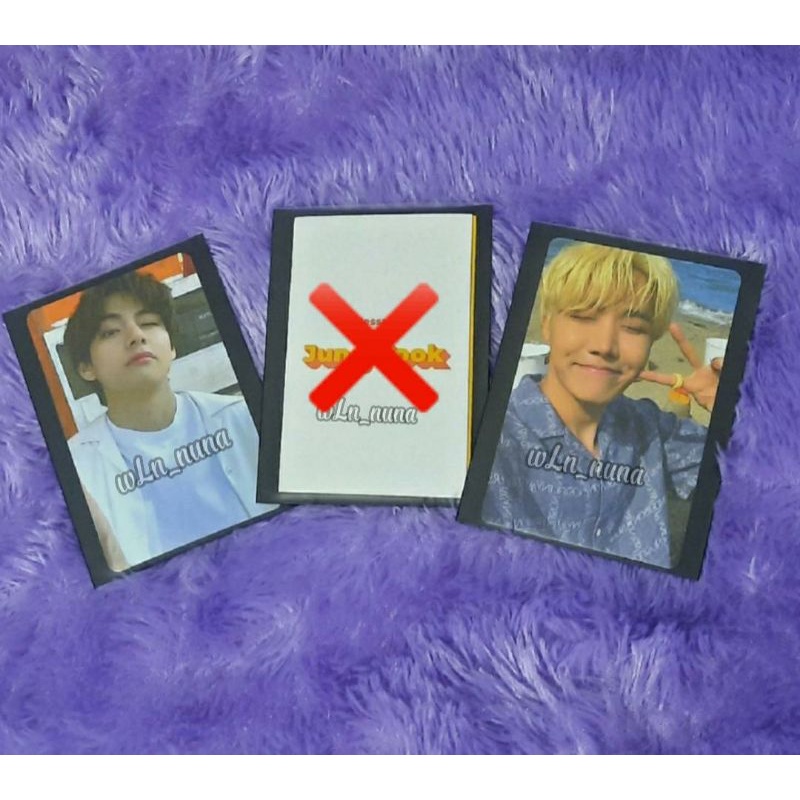 OFFICIAL PHOTOCARD TAEHYUNG,POB JHOPE BUTTER