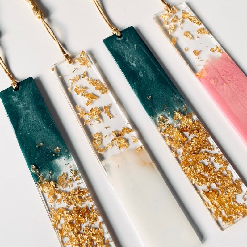 

bookmark pembatas buku resin customize