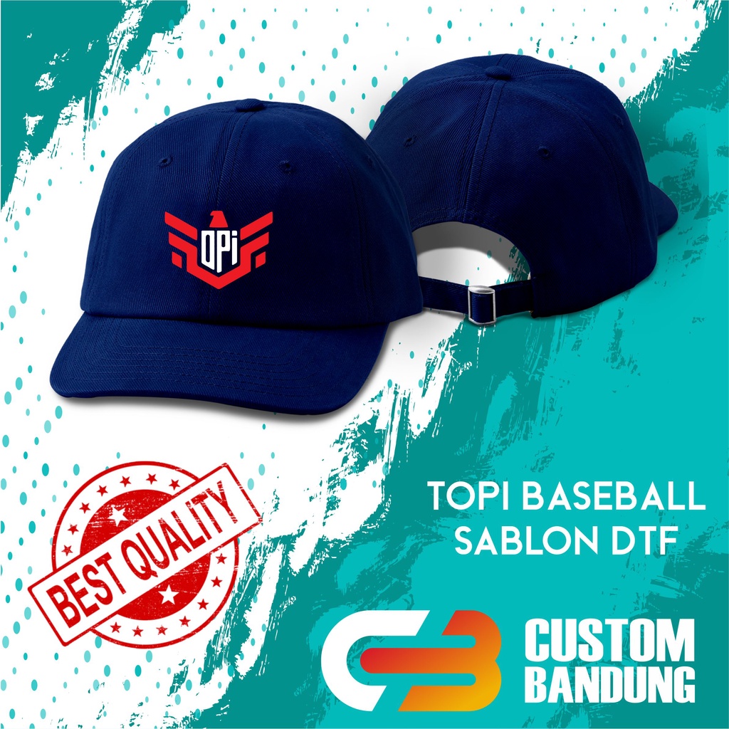 Topi Baseball OPI ESPORT Pria Wanita Topi Cap Bisa Tulis Nama Bisa COD Original High Premium Quality