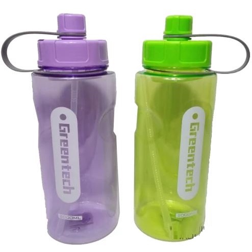 B36-1 Botol Minum Besar Greentech 2000ml / Big Watter Bottle / Tempat Air Minum 2 Liter