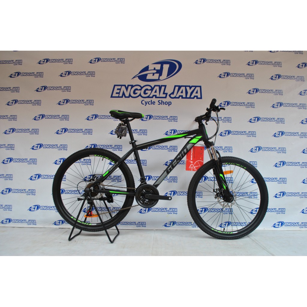 Sepeda MTB Genio Arroyo Elite Alloy Aluminium 21 Speed Disc Brake 26 Inch