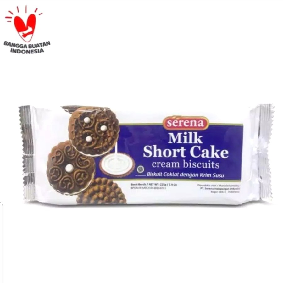 

SERENA MILK SHORT CAKE CREAM BISCUITS 225G