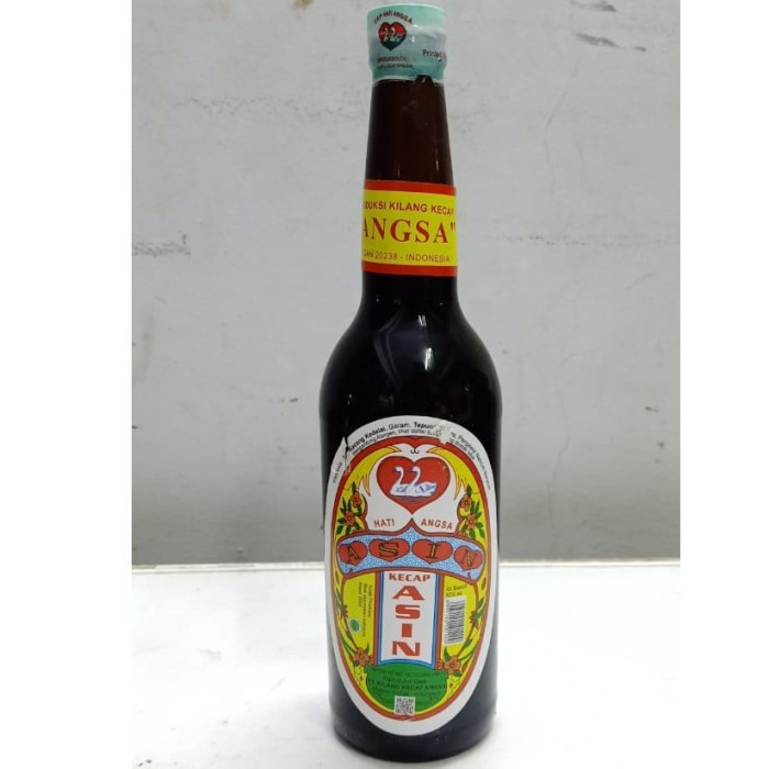 {HALAL} Kecap Asin Cap Hati Angsa 600 ML Asli Medan Soy Sauce