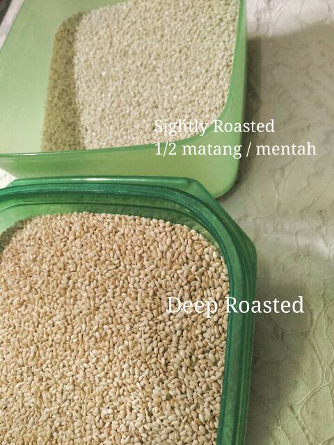 HIROKING Biji Wijen Putih Sangrai 50 g Halal │ Roasted White Sesame Seed for Sushi Ramen