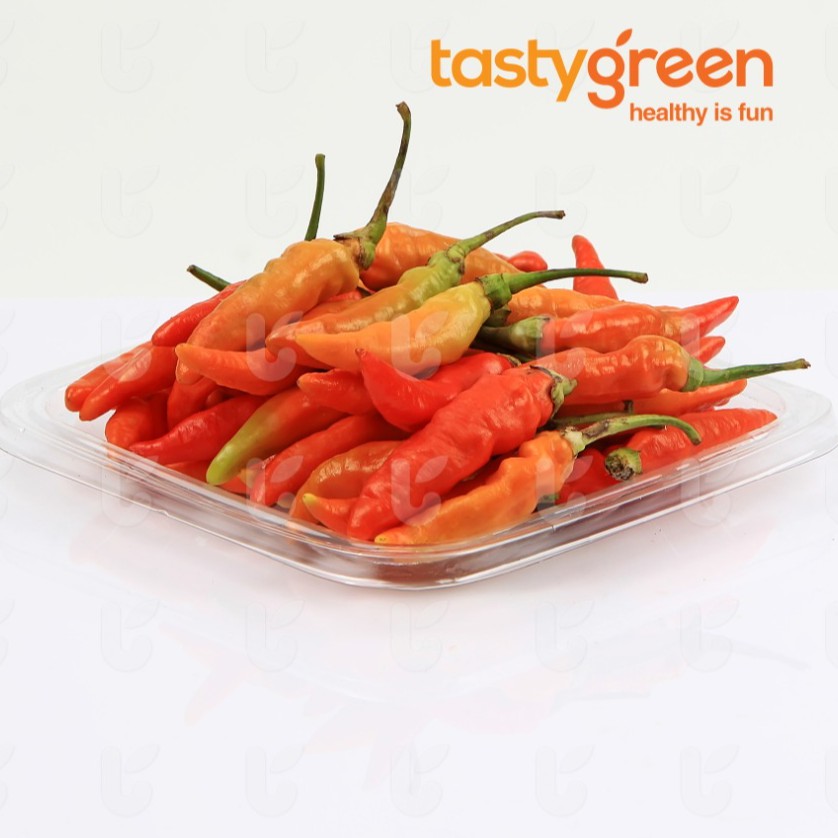 

Tasty Green Cabe Rawit Merah 250 g