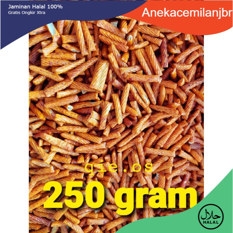 

Cemilan stik stick pedas pang pang pedas kiloan 250 gram