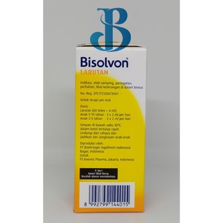 Jual Bisolvon Solution Syrup 50 Ml Drops Cairan Inhalasi Nebulizer Uap ...