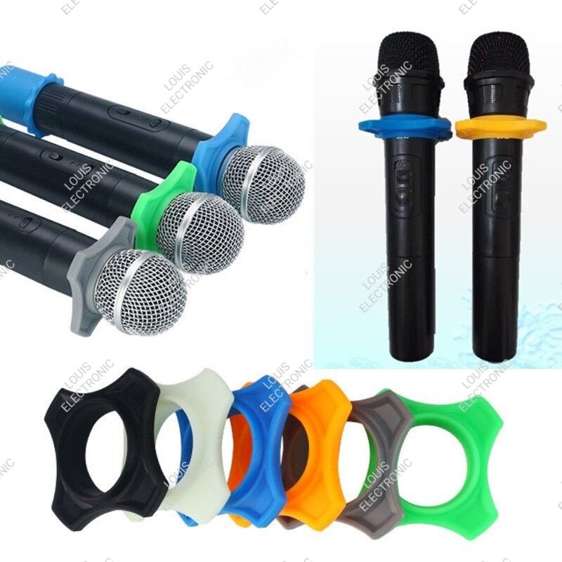 Karet Gelang Mic Microphone Ring Microphone Mikrofon Anti Slip Mic Mikrofon ( 1 Pcs )