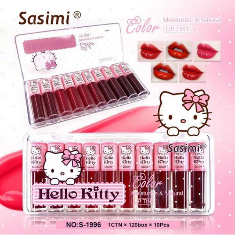 Sasimi Liptint Paiyen Doraemon Sasimi Liptint Hello Kitty Paiyen Sasimi Liptint Mini Unicorn Sasimi 