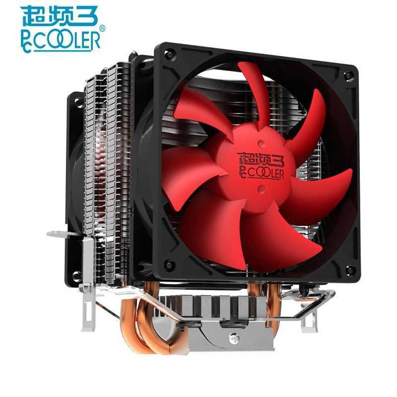 PcCooler Mini CPU Heatsink 2 Heatpipe with 2 Fan 80mm - HS115 ( Al-Yusi )