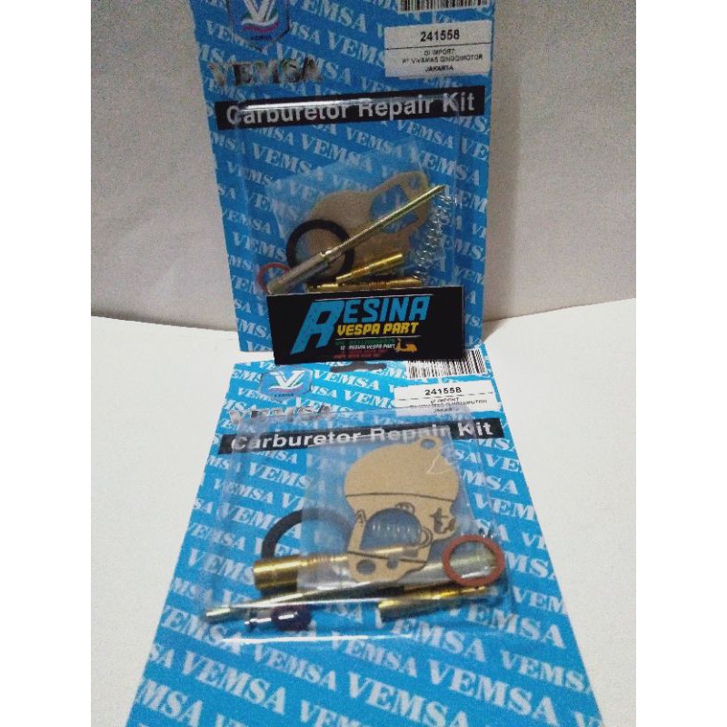 repair kit spuyer karburator carbulator vespa excel exclusive pxe PS PX strada super