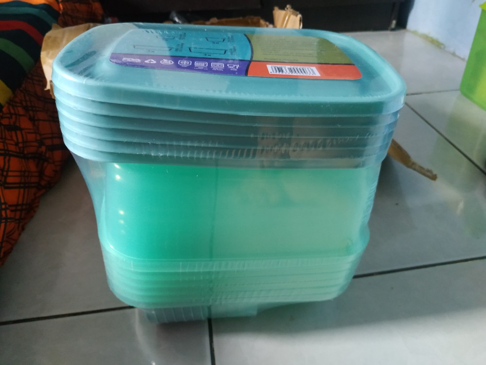Toples Kulkas, Kotak Penyimpanan Makanan/harvest, Berbagai Ukuran Kotak Multifungsi 12 Pcs Bpa Free