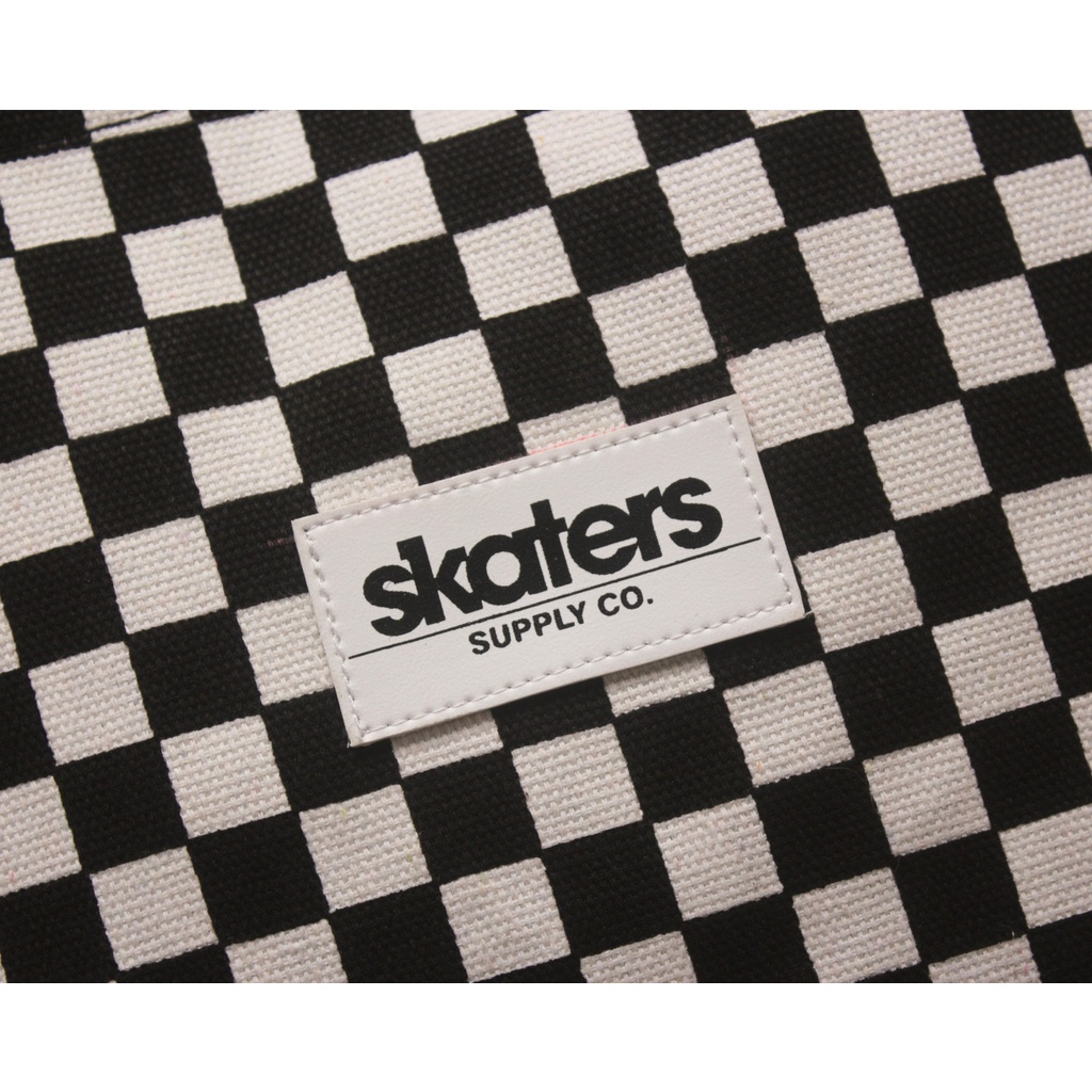 TOTE BAG  SKATERS TH062 Hitam - Putih