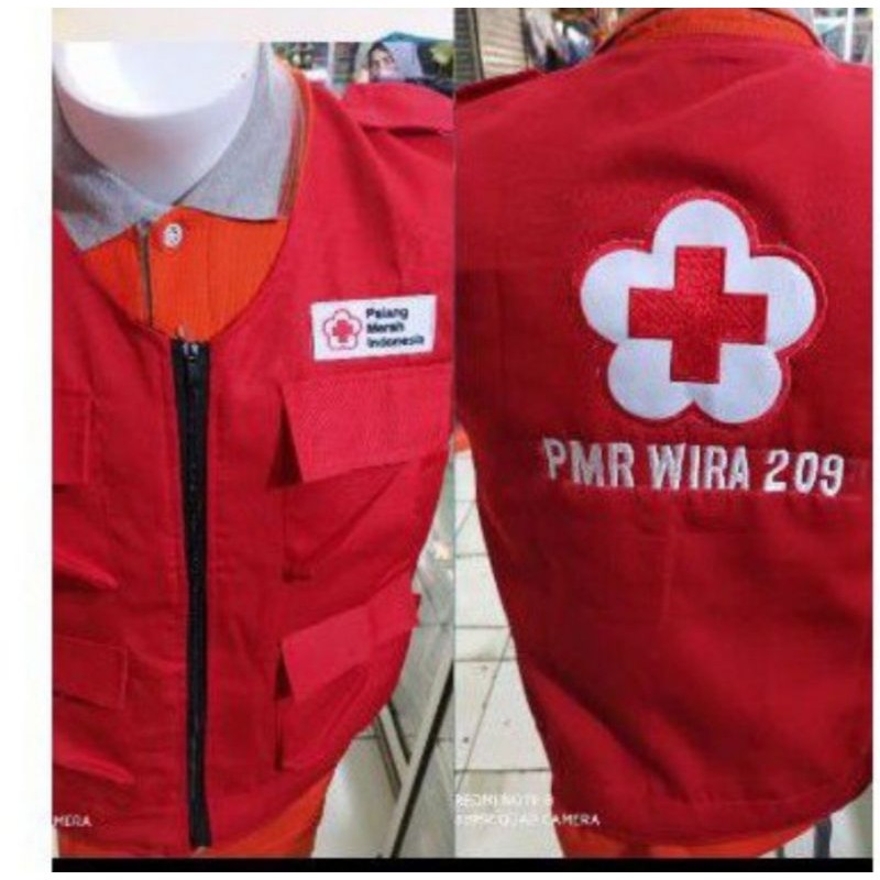 rompi pmr merah#pmi