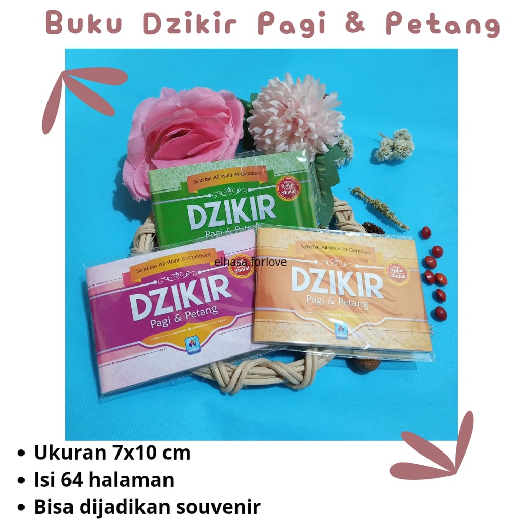 Buku Dzikir Pagi dan Petang - souvenir pernikahan - souvenir pengajian - souvenir aqiqah