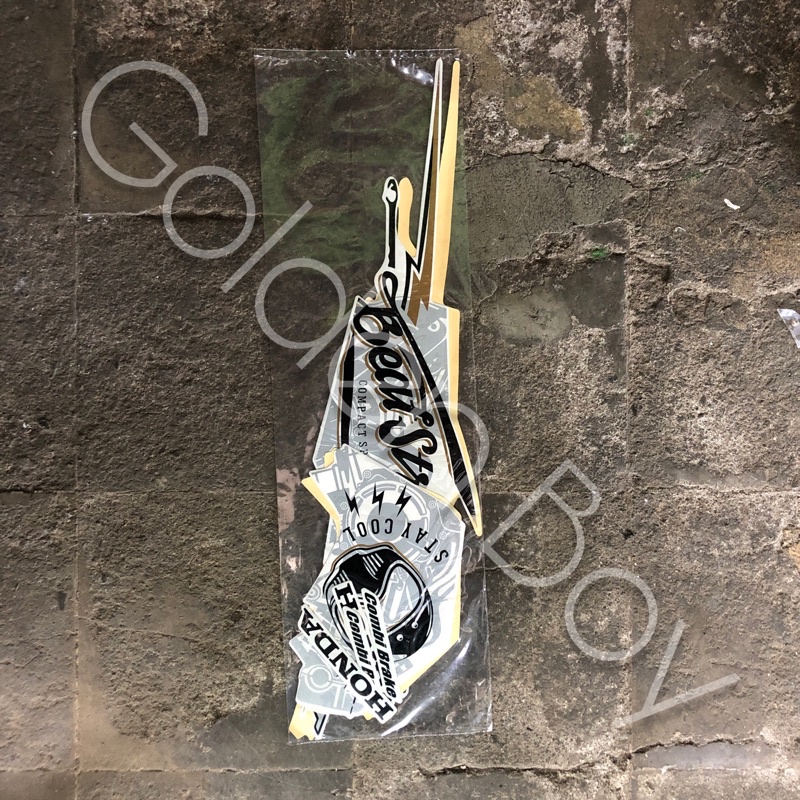 Striping stiker Motor Honda Beat Street 2018 Sticker Honda Beat Fi Street 2018 Putih