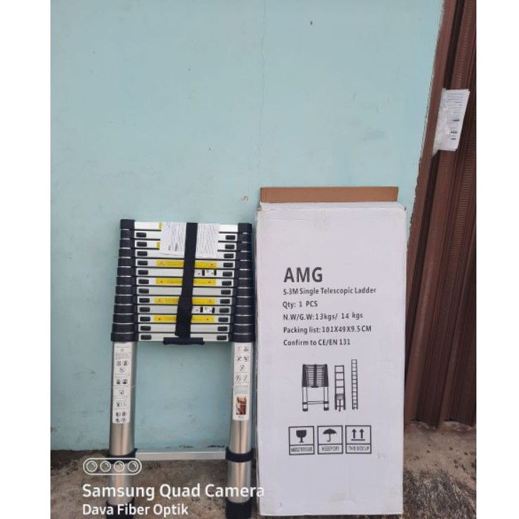 Tangga Teleskopik 5,3m Single Ladder