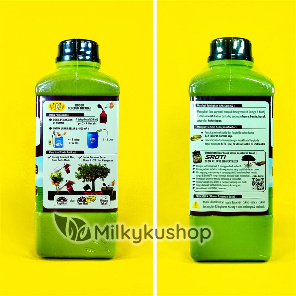 PUPUK CAIR MAGICGRO G3 FLOWER AND FRUIT FERTILIZER 998 ML