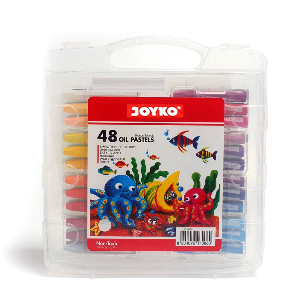 Jual [PERSET] Krayon JOYKO 48 Warna / Crayon Oil Pastel Shopee Indonesia