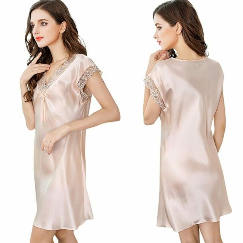 PROMO Baju haram - Dress silky - Gaun tidur nyenyak