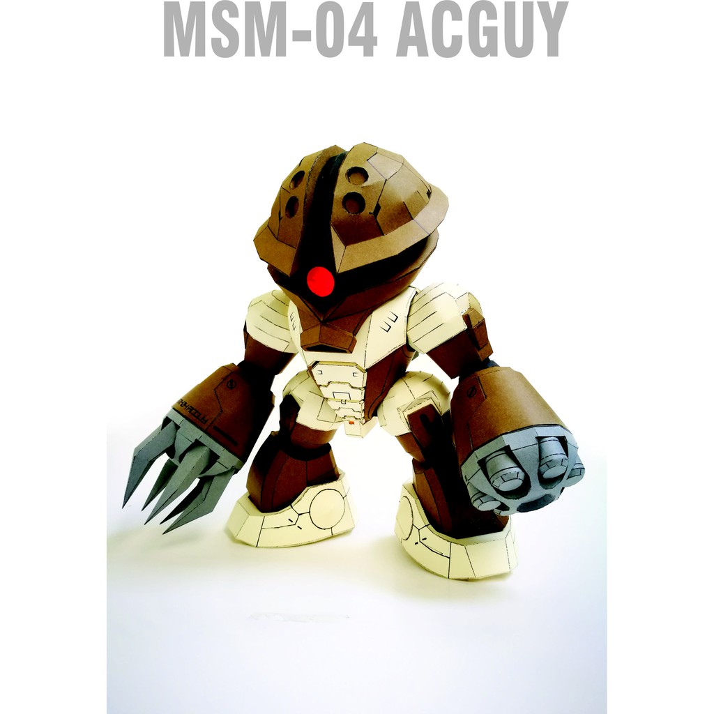 DIY Papercraft SD MSM-04 Acguy