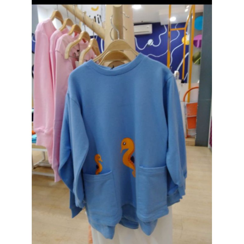 Ivan Gunawan & Rossa MinimeKidz Fashion Sweater Shirt Popo Blue