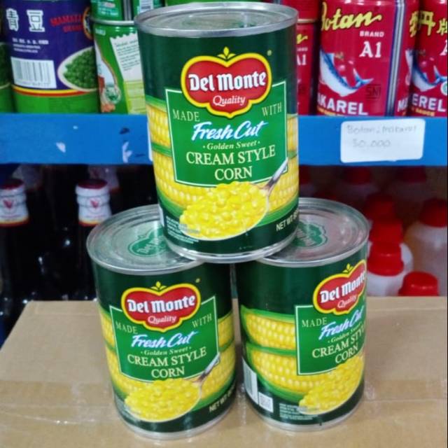 Delmonte Cream Style Corn 425 gr/ jagung halus kaleng