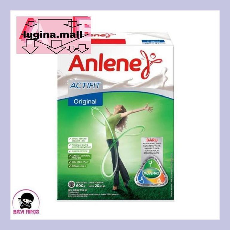

Lugeypsum Anlene Actifit Original Susu Kalsium Box 600G 600 G S30Luu