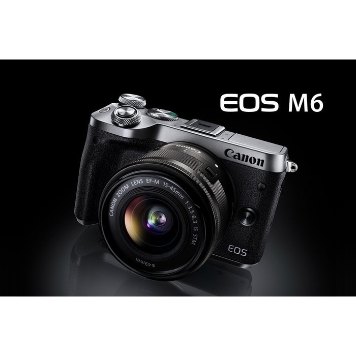 Canon EOS M6 Kit 15-45mm Kamera Mirrorless