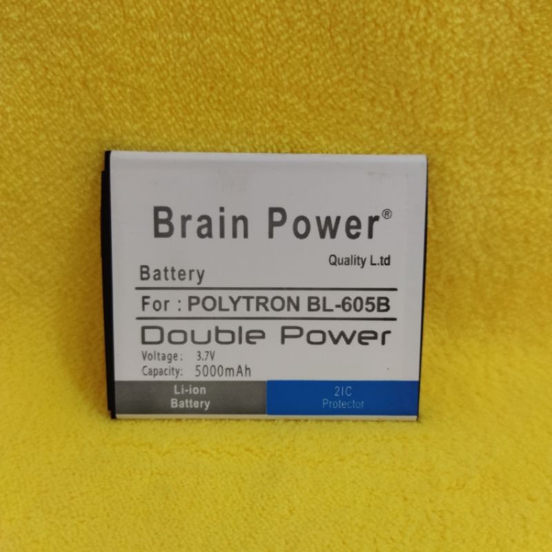 baterai batre POLYTRON BL 605B double power