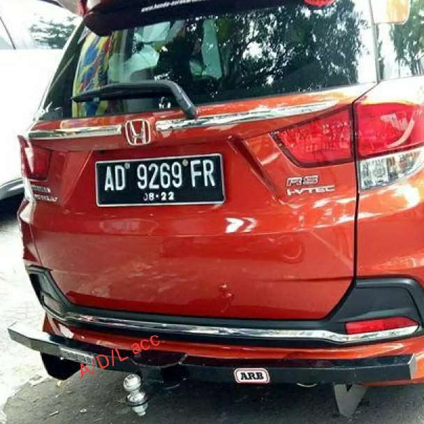 Towing bar arb pengaman besi bemper belakang towing bar honda mobilio