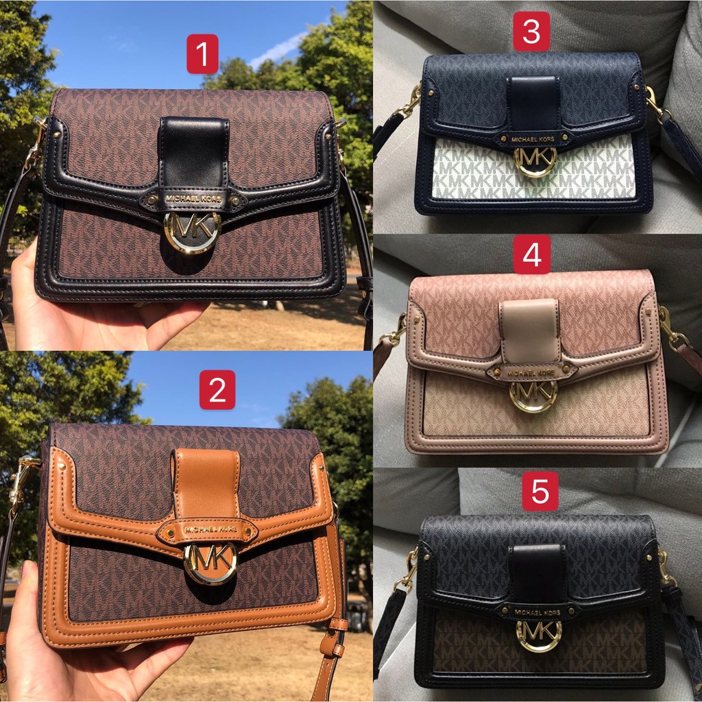 Mk new Jessie shoulder bag elegant classic metal MK Logo