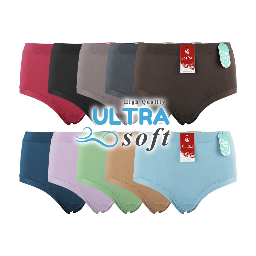 Scelta - Ultra Soft Celana Dalam Wanita Model Midi Halus Cd Sc 1221 Md